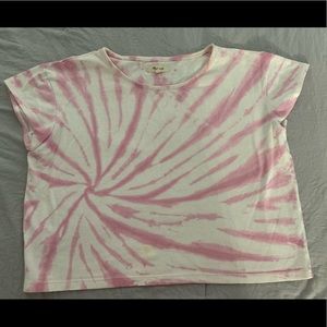 🚨OFFERNOW🚨MADEWELL TIE DYE BOXY CROP TOP